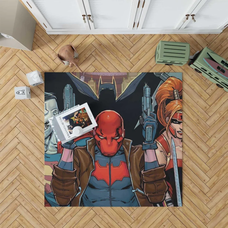 Red Hood and the Outlaws: Jason Todd Reckoning Floor Rug