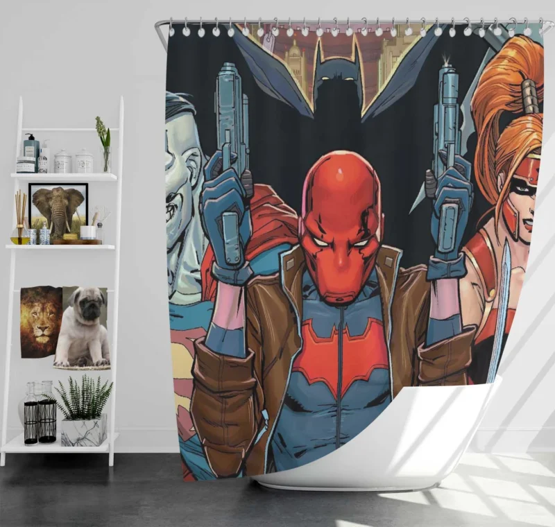 Red Hood and the Outlaws: Jason Todd Reckoning Shower Curtain
