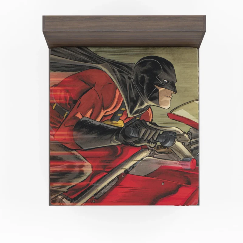 Red Robin Comics: Tim Drake Journey Fitted Sheet
