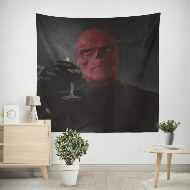 Red Skull in Captain America: The First Avenger  Wall Tapestry