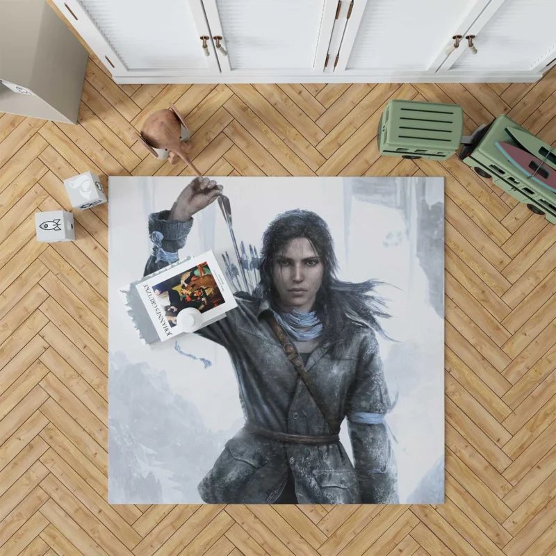 Rise of the Tomb Raider Action Floor Rug