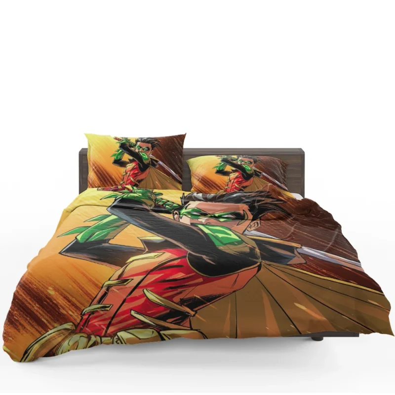 Robin Comics: Damian Wayne Heroic Debut Bedding Set
