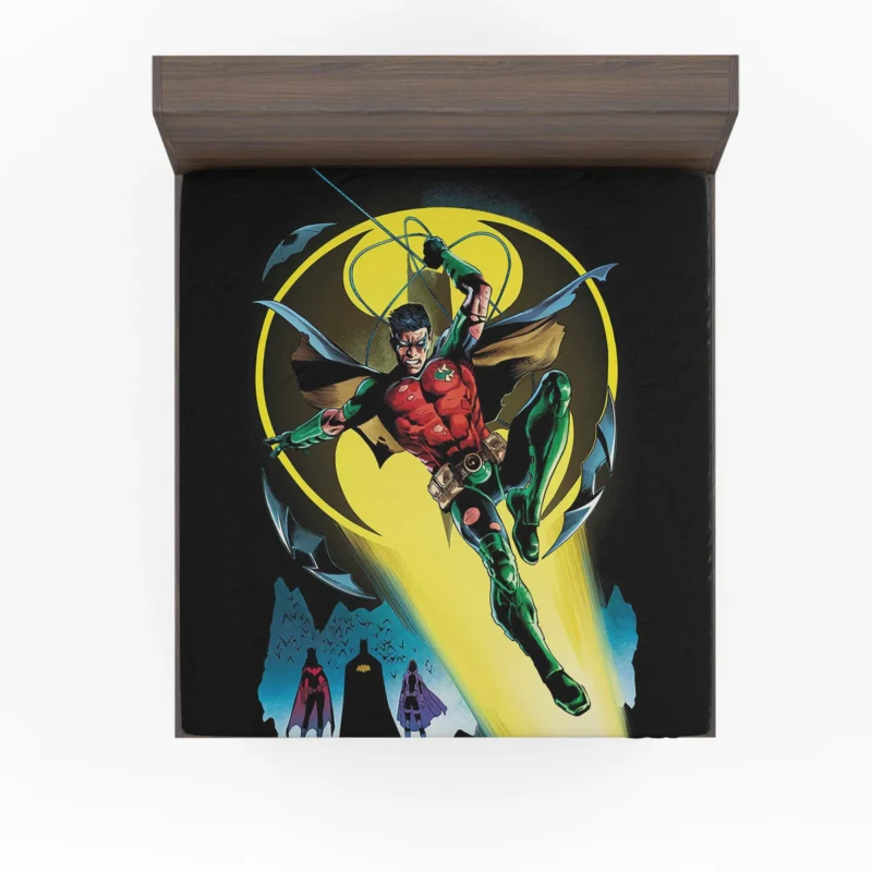 Robin Comics: Tim Drake Bat-Family Adventures Fitted Sheet