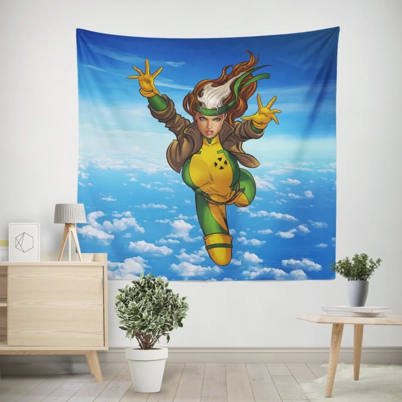 Rogue Comics: The Skybound Mutant of X-Men  Wall Tapestry