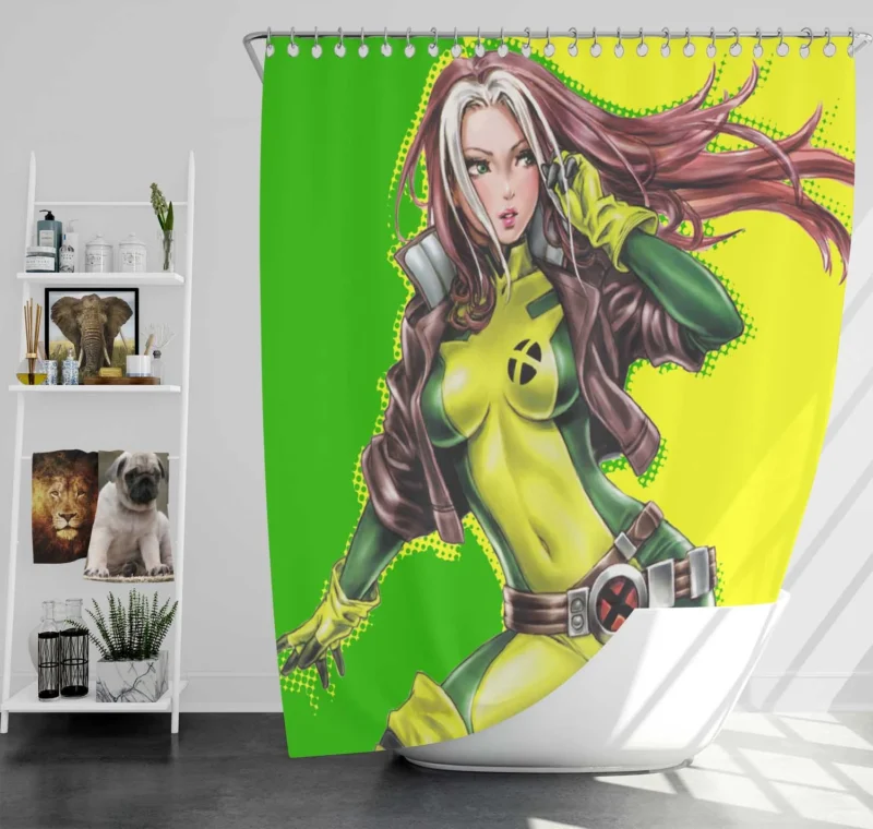Rogue Comics: Unveiling the Mystique of X-Men Rogue Shower Curtain