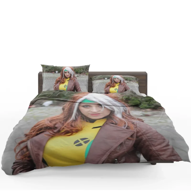 Rogue Cosplay: Channeling the Power of X-Men Rogue Bedding Set