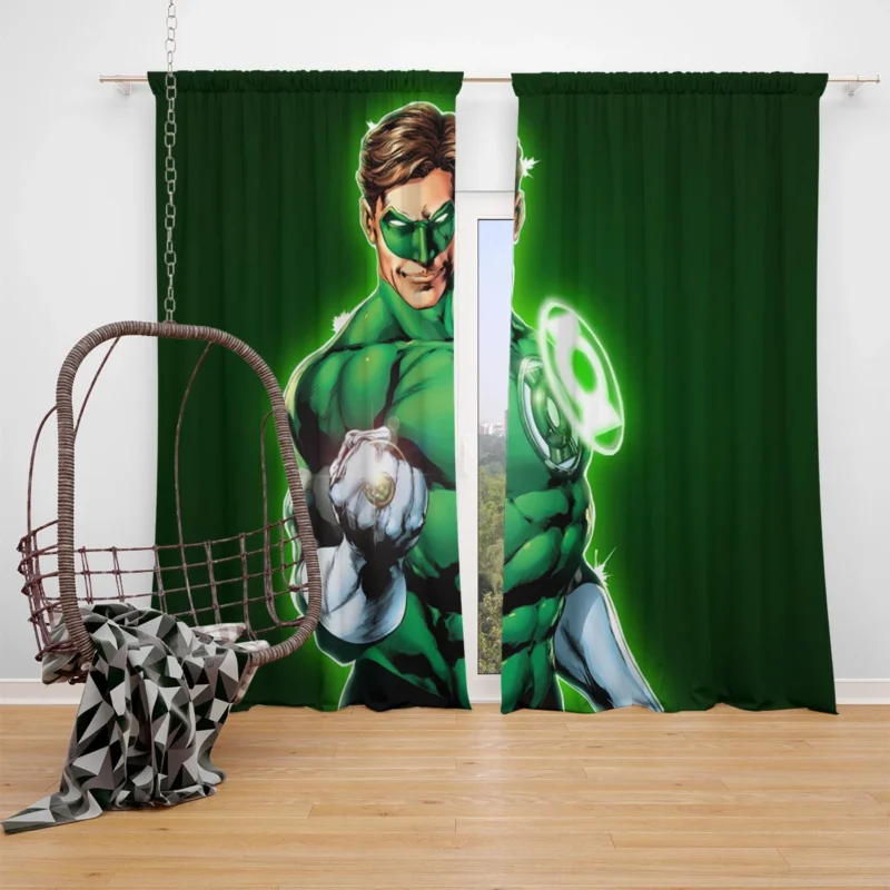 Ryan Reynolds Green Lantern Comics Window Curtain
