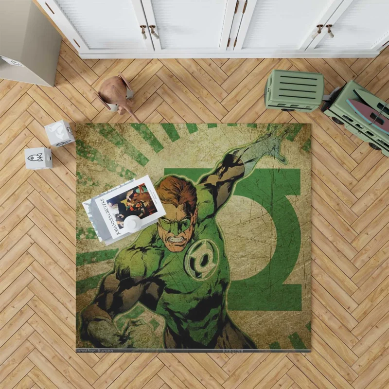 Ryan Reynolds as Hal Jordan in Green Lantern Floor Rug