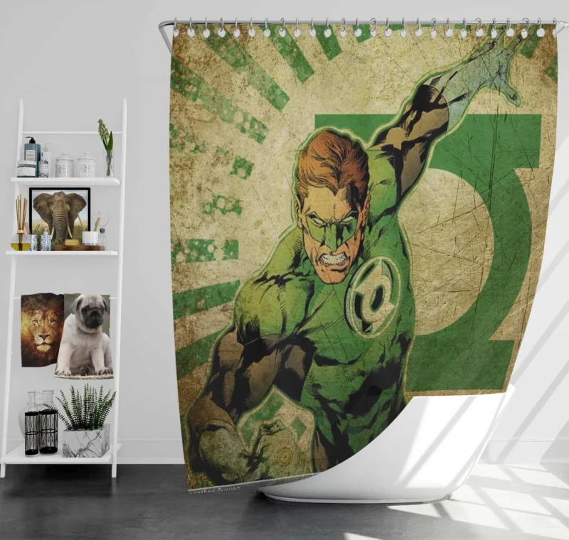 Ryan Reynolds as Hal Jordan in Green Lantern Shower Curtain