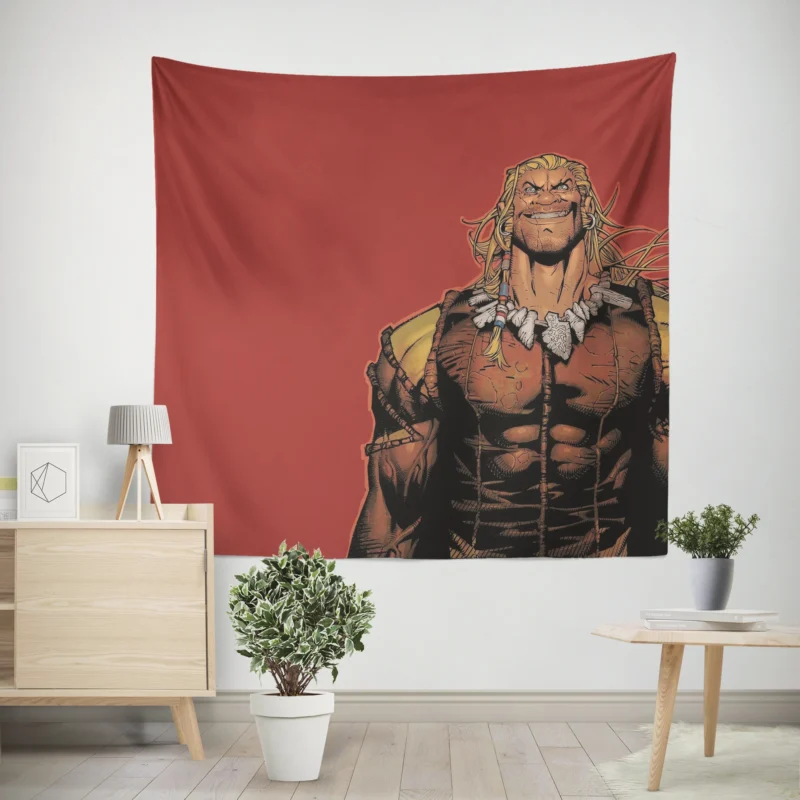Sabretooth Comics: Dive into Sabretooth World  Wall Tapestry