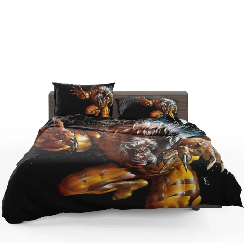 Sabretooth Comics: Unleash the Savage Mutant Bedding Set