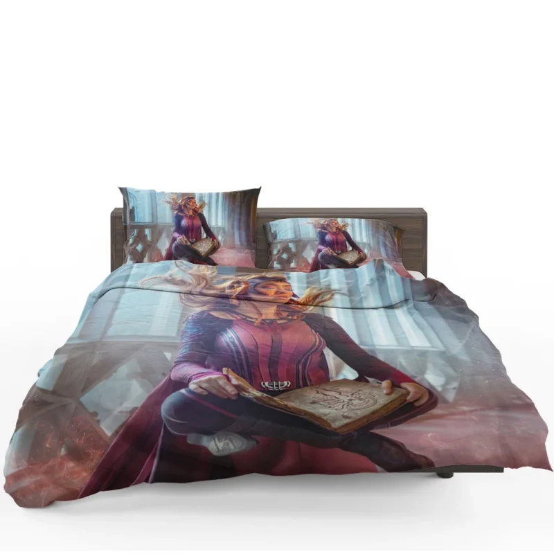 Scarlet Witch Cosplay: Channeling Chaos Magic Bedding Set