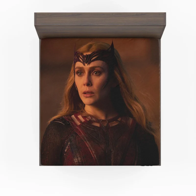Scarlet Witch Joins Doctor Strange Multiverse Madness Fitted Sheet