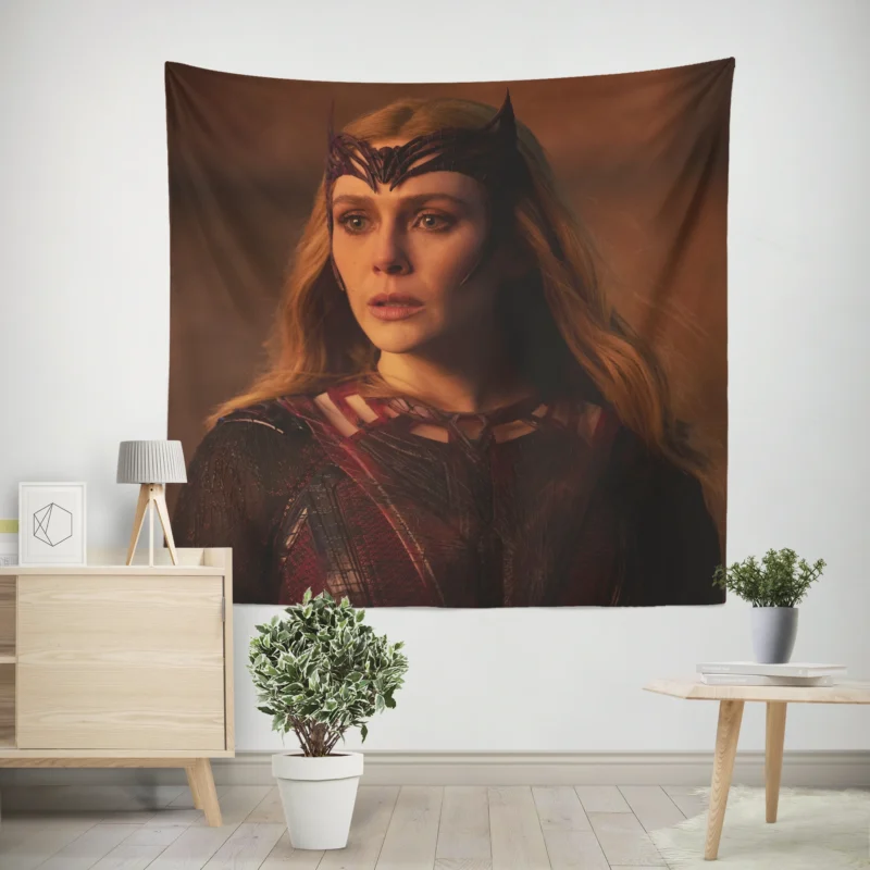 Scarlet Witch Joins Doctor Strange Multiverse Madness  Wall Tapestry