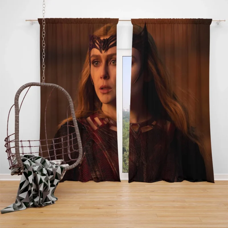 Scarlet Witch Joins Doctor Strange Multiverse Madness Window Curtain