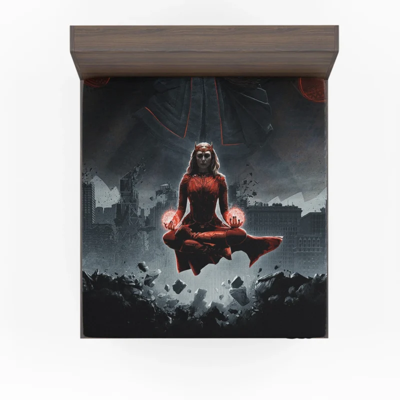 Scarlet Witch Mystique in Multiverse of Madness Fitted Sheet