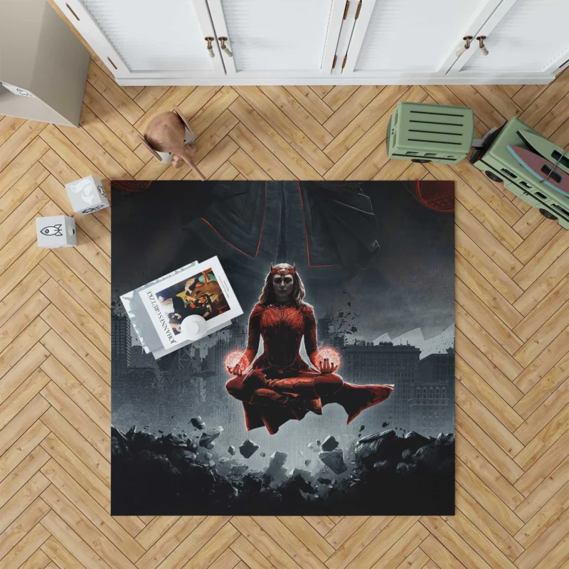 Scarlet Witch Mystique in Multiverse of Madness Floor Rug