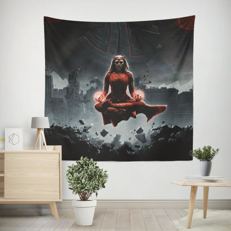 Scarlet Witch Mystique in Multiverse of Madness  Wall Tapestry