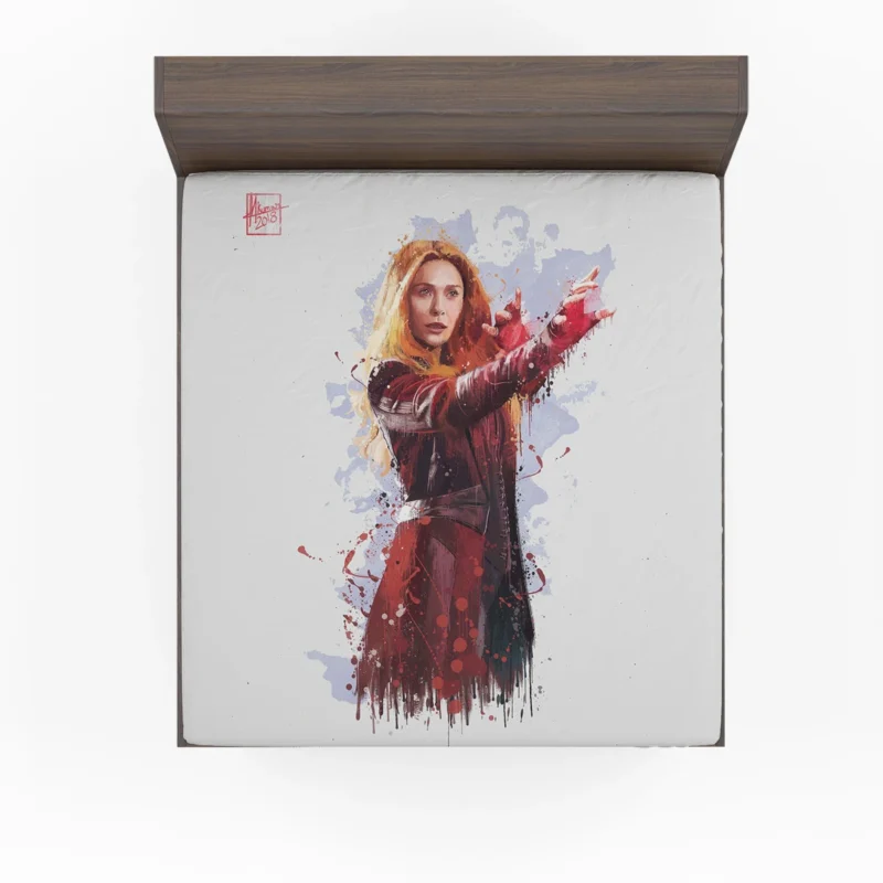 Scarlet Witch Powers in Avengers: Infinity War Fitted Sheet