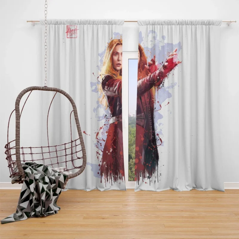 Scarlet Witch Powers in Avengers: Infinity War Window Curtain