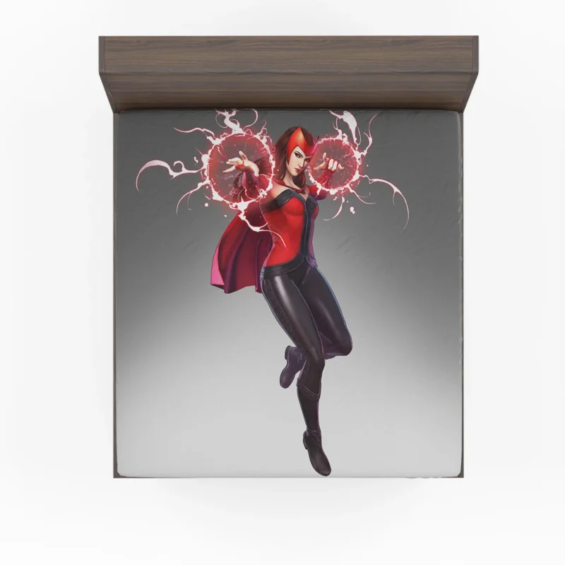 Scarlet Witch in Marvel Ultimate Alliance 3 Fitted Sheet