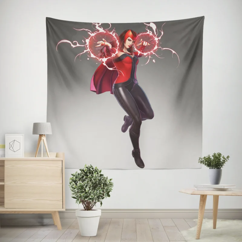 Scarlet Witch in Marvel Ultimate Alliance 3  Wall Tapestry