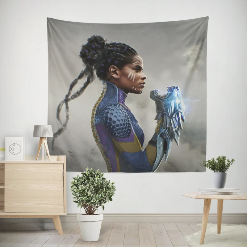 Shuri in Black Panther: Wakanda Forever  Wall Tapestry