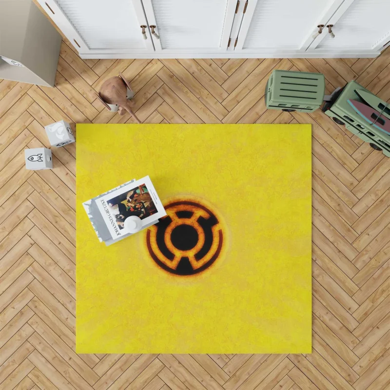 Sinestro Corps: Fear and Power Collide Floor Rug