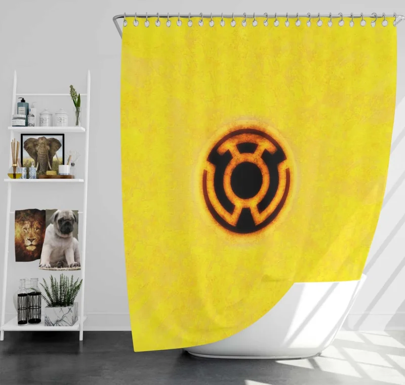 Sinestro Corps: Fear and Power Collide Shower Curtain