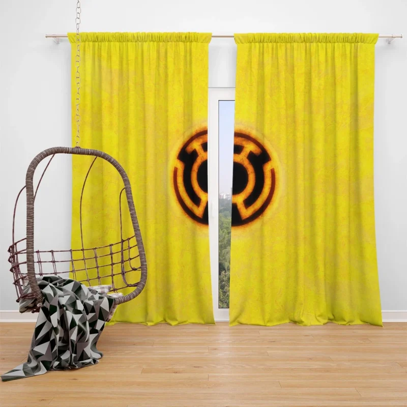 Sinestro Corps: Fear and Power Collide Window Curtain