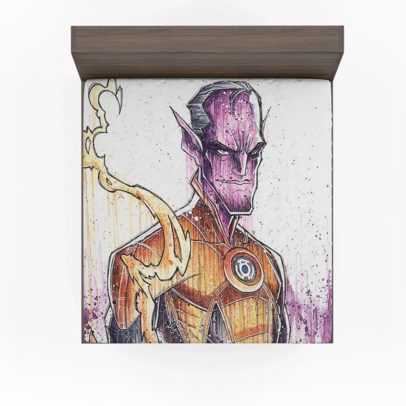 Sinestro: Unveiling the Sinister DC Villain Fitted Sheet