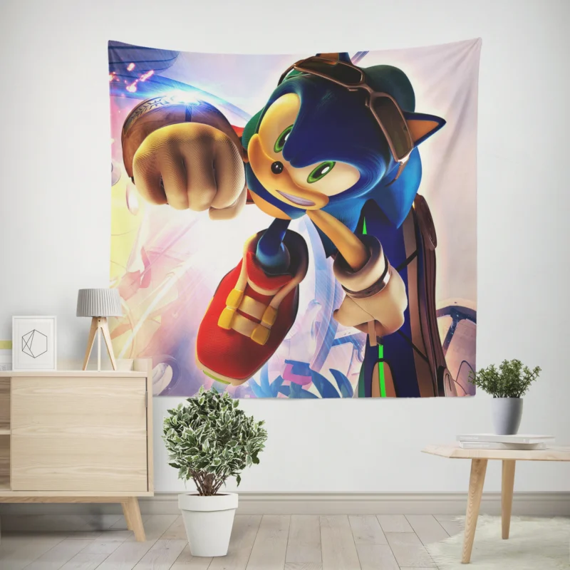 Sonic Riders: Zero Gravity - High-Speed Adventures  Wall Tapestry