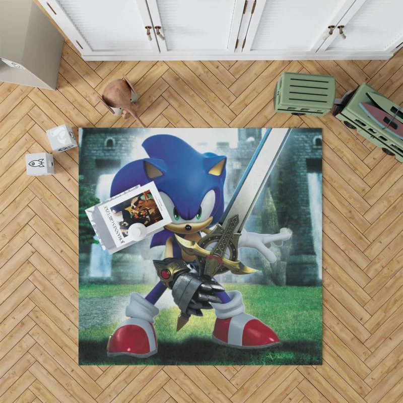 Sonic and the Black Knight: Medieval Sonic Floor Rug