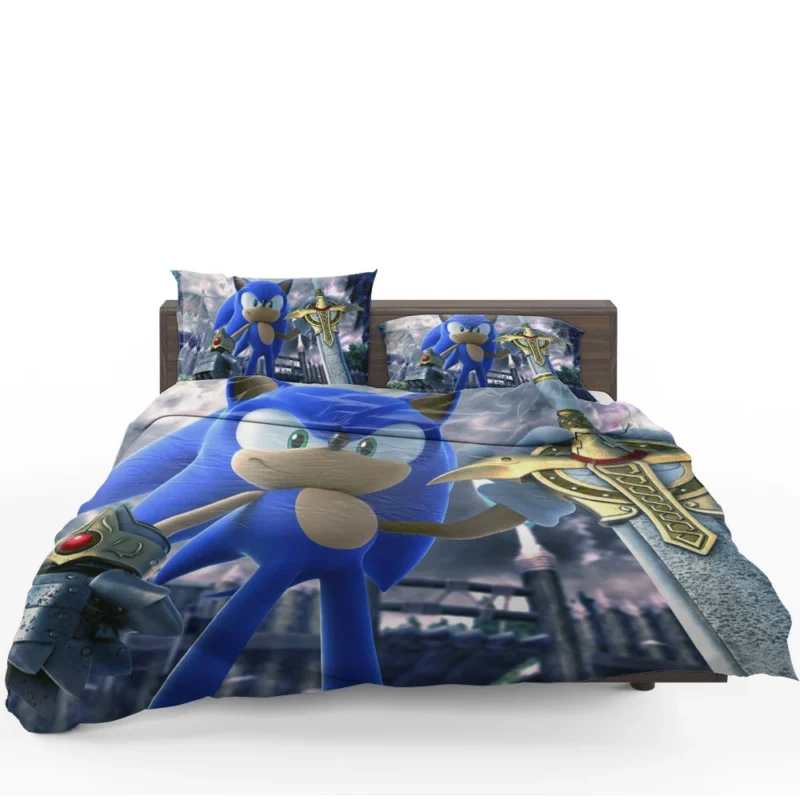 Sonic and the Black Knight: Sword-Wielding Sonic Bedding Set