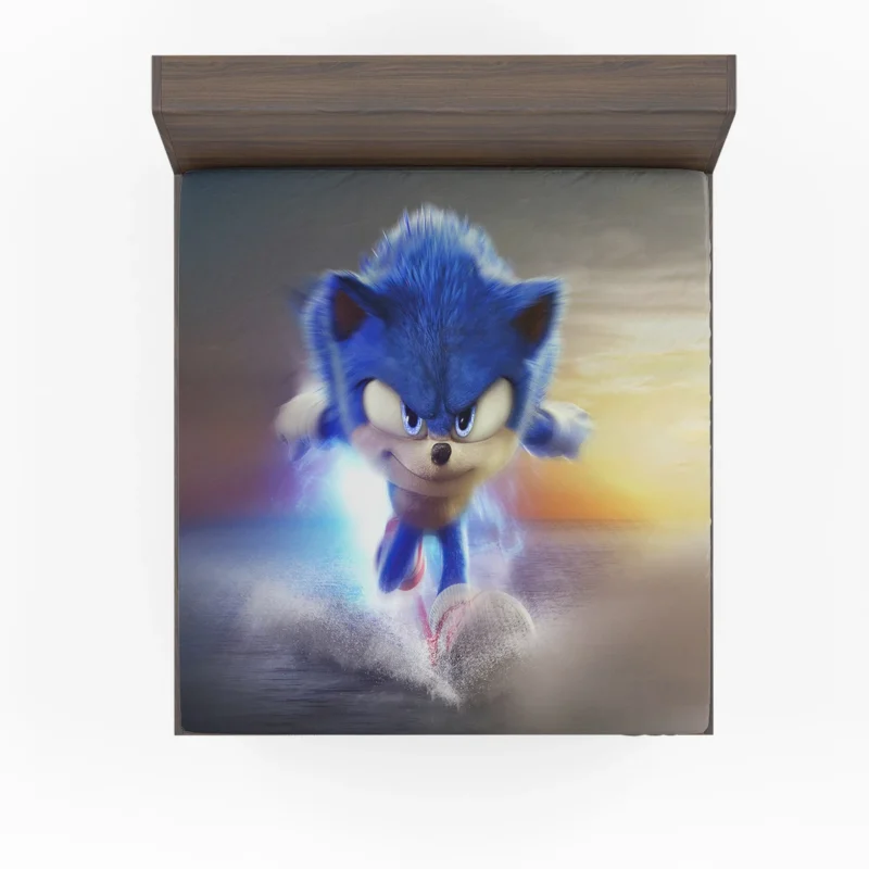 Sonic the Hedgehog 2: Speeding into Sequel Territory Fitted Sheet