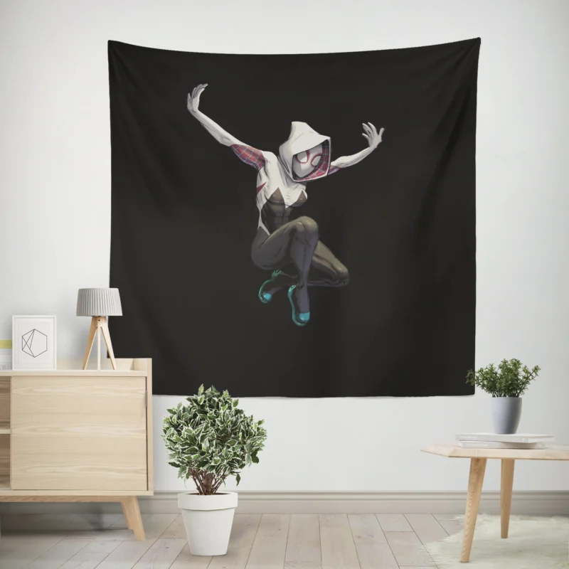 Spider-Gwen Comics: A Heroic Tale  Wall Tapestry