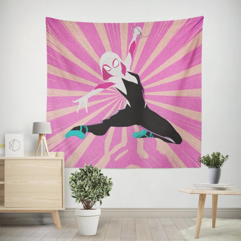 Spider-Gwen Comics: Gwen Epic Quest  Wall Tapestry