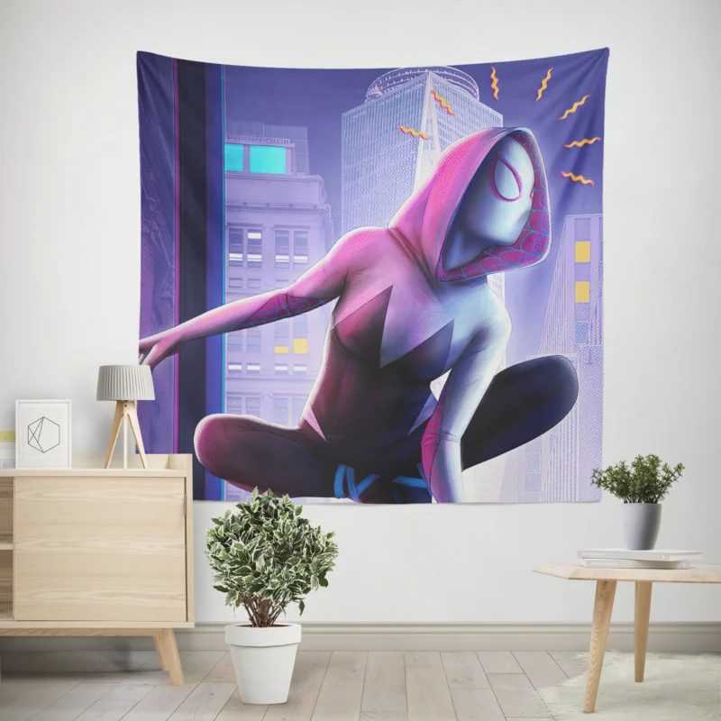 Spider-Gwen Comics: Gwen Heroic Saga  Wall Tapestry