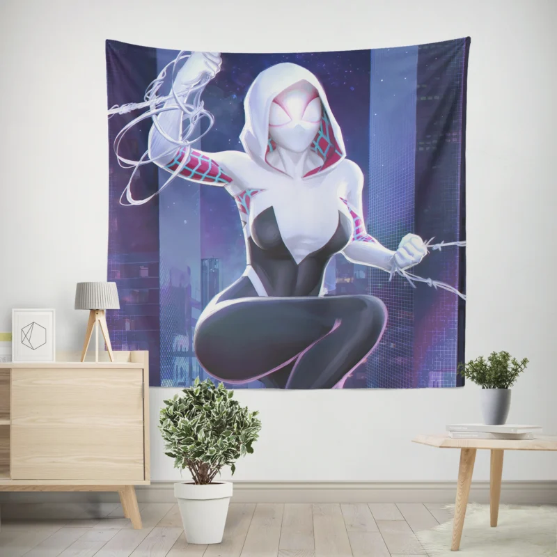 Spider-Gwen Comics: Gwen Multiverse Adventures  Wall Tapestry