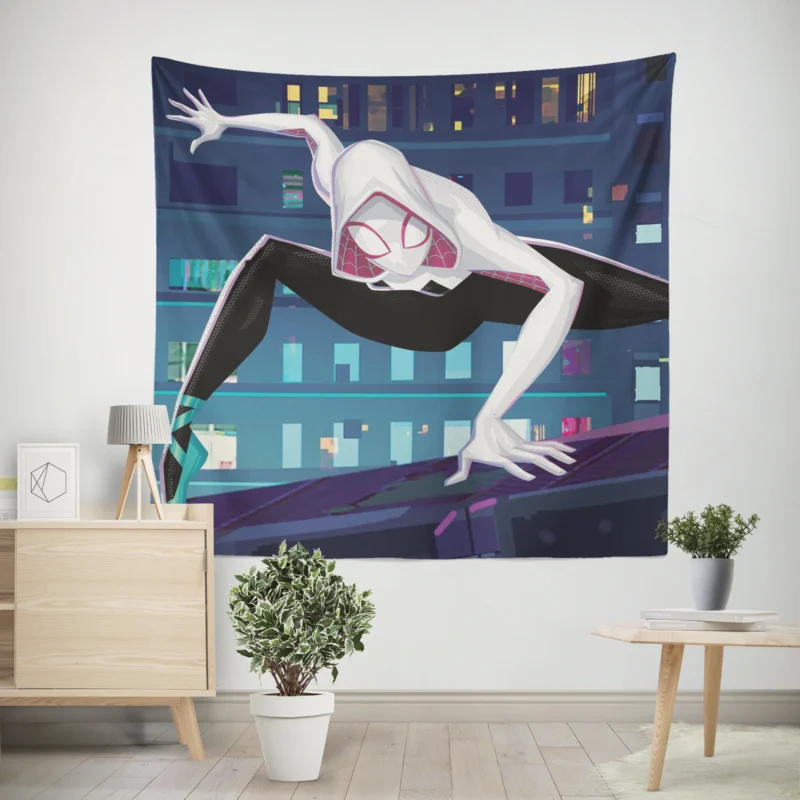 Spider-Gwen: Ghost-Spider #1 - Comic Book Cover  Wall Tapestry