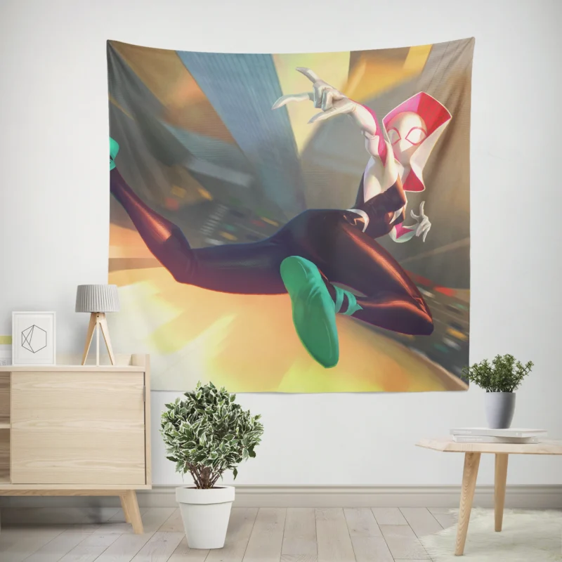 Spider-Gwen: Gwen Multiverse Adventures  Wall Tapestry
