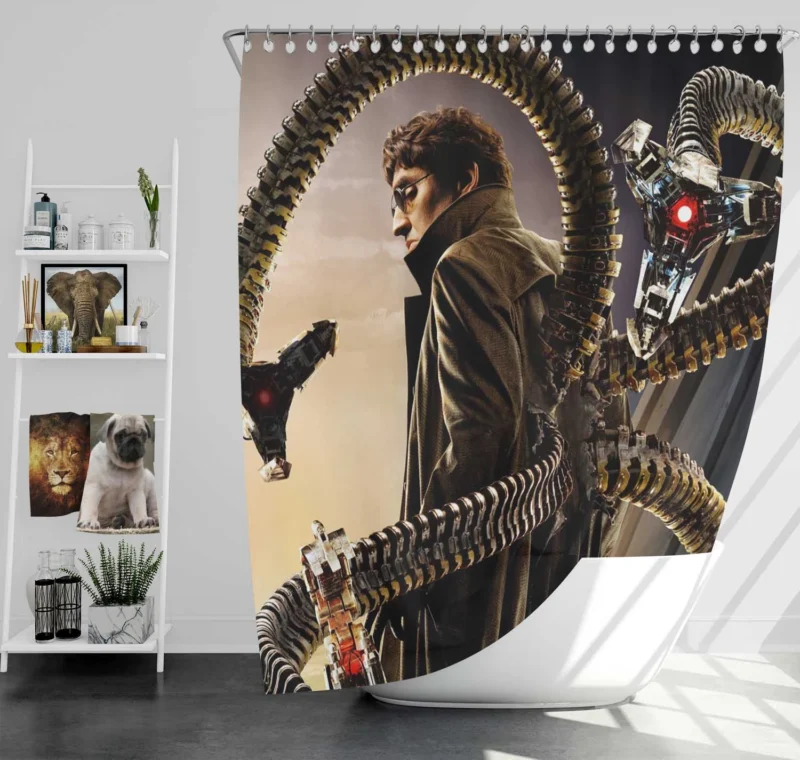 Spider-Man 2: Alfred Molina Epic Doctor Octopus Shower Curtain