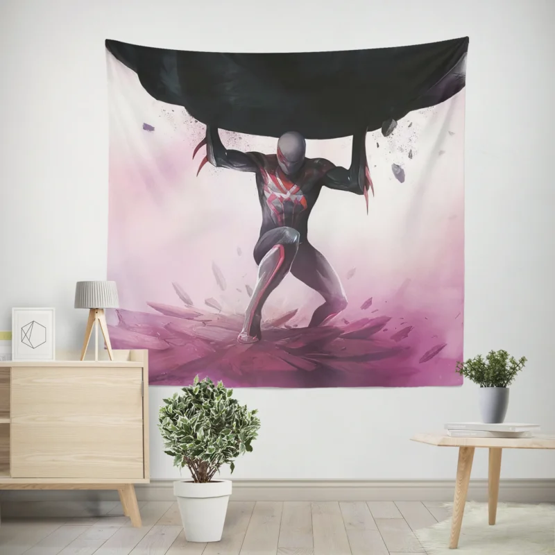 Spider-Man 2099: A Hero for the Modern Age  Wall Tapestry