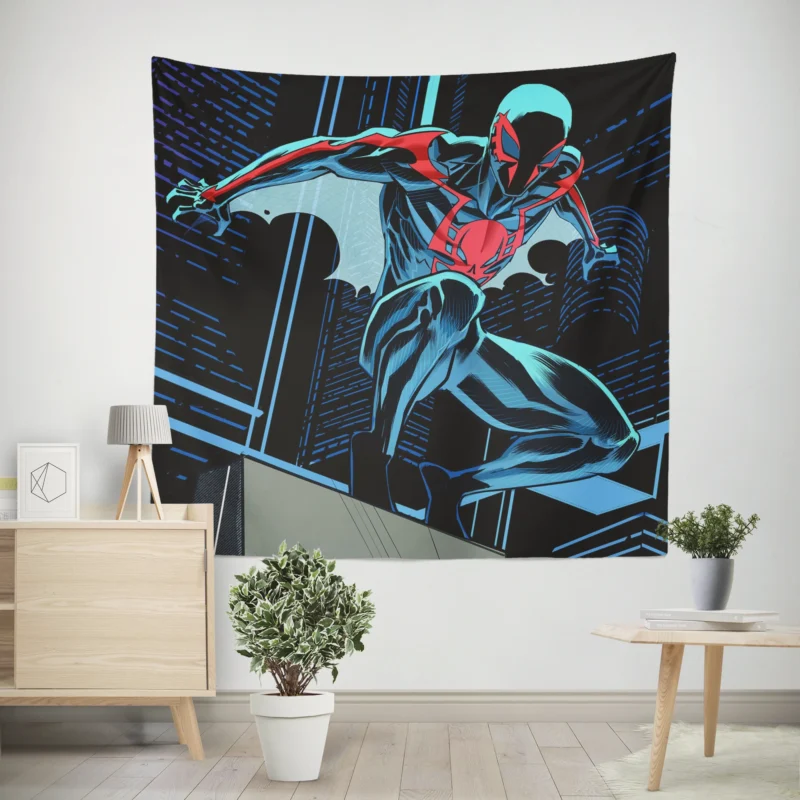 Spider-Man 2099 Comics: Miguel OHara Legacy  Wall Tapestry
