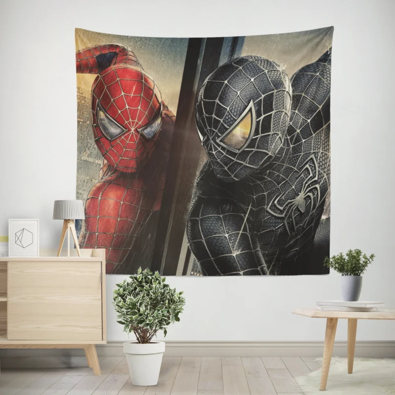 Spider-Man 3: Peter Parker Dark Challenge  Wall Tapestry