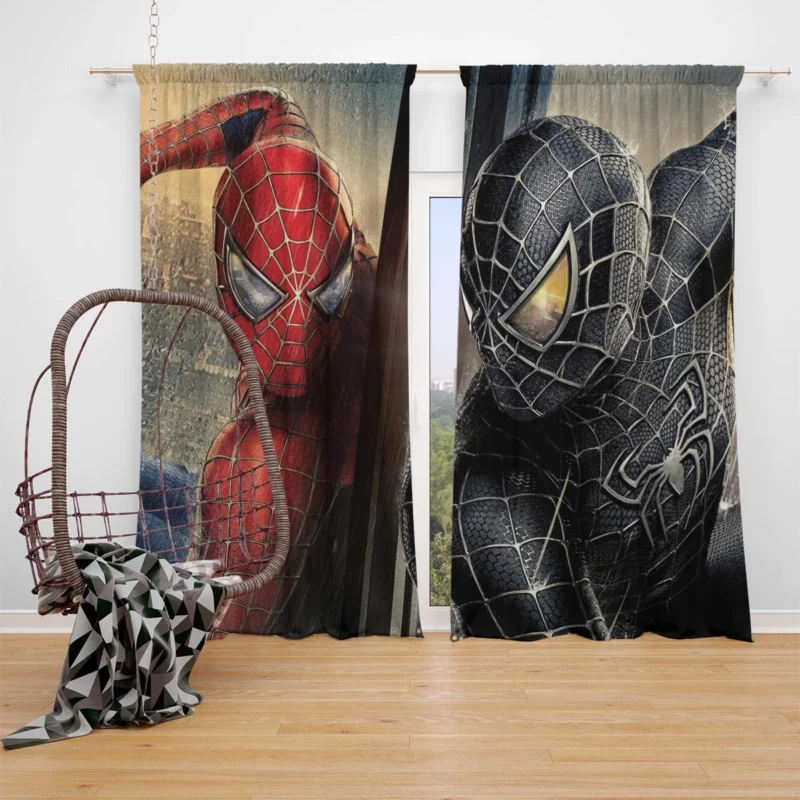Spider-Man 3: Peter Parker Dark Challenge Window Curtain