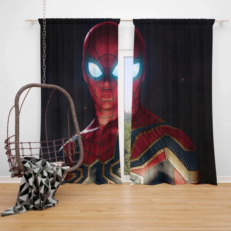 Spider-Man Arrival in Avengers: Infinity War Window Curtain
