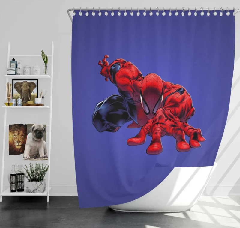 Spider-Man Comics: Exploring Marvel Iconic Hero Shower Curtain
