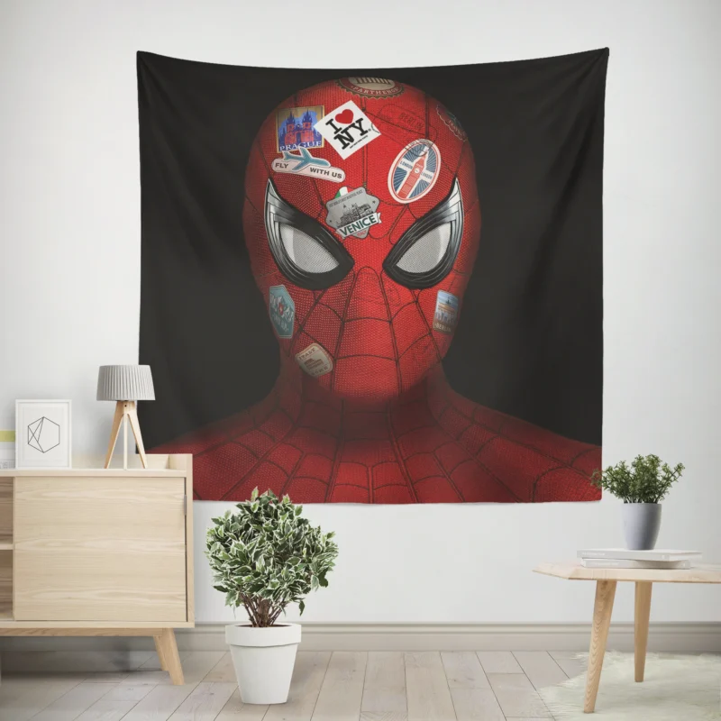 Spider-Man: Far From Home - Heroic Globetrotting  Wall Tapestry