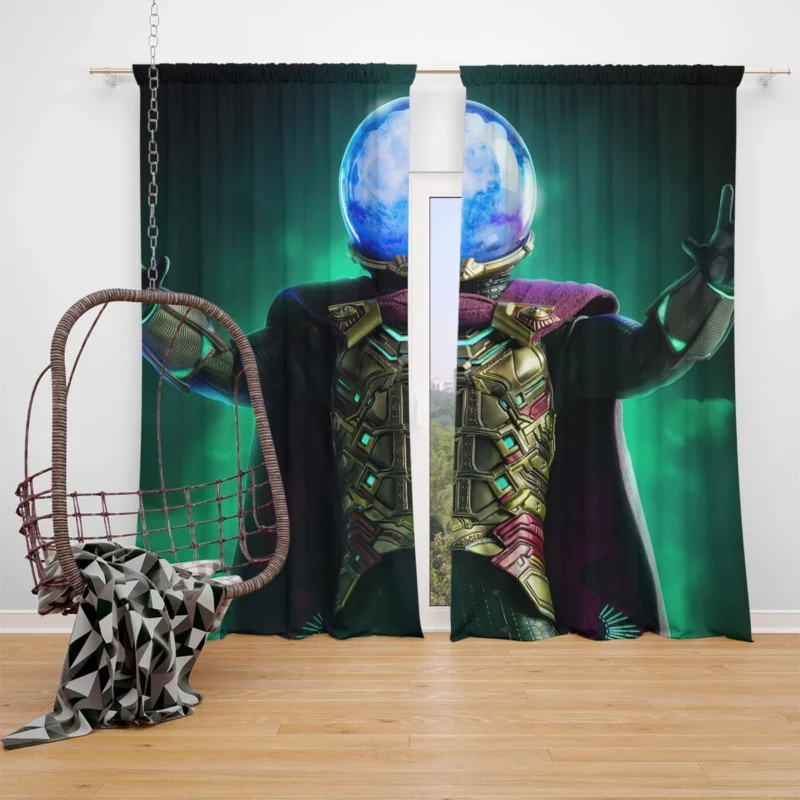 Spider-Man: Far From Home - Mysterio Web of Lies Window Curtain